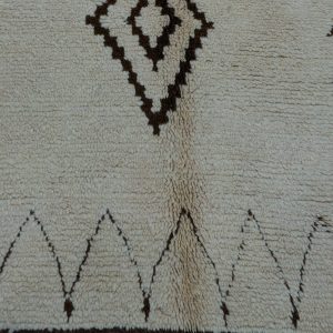 Beni ourain rug 10.76 ft x 3.9 ft , Handknotted Rug, Berber Rug, Wool Morocco Rug, Beni ourain style