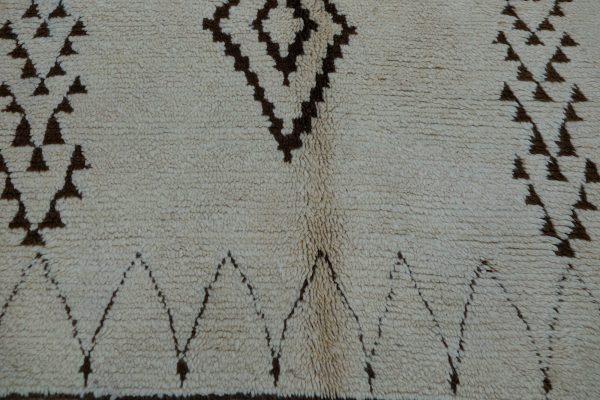Beni ourain rug 10.76 ft x 3.9 ft , Handknotted Rug, Berber Rug, Wool Morocco Rug, Beni ourain style
