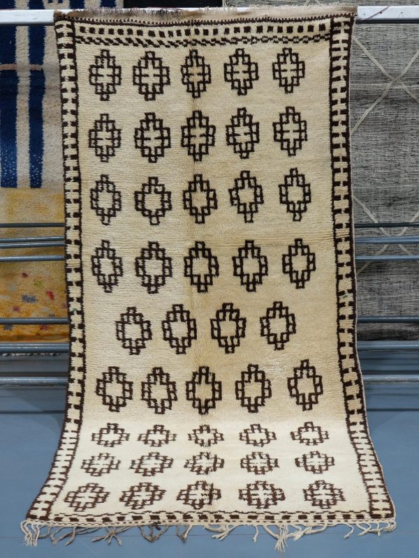 Moroccan berber carpet 9.05 ft x 4.33 ft, Moroccan Rug, Beni Ourain Azilal Rug, Moroccan Carpet, Wool