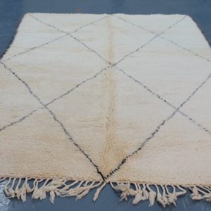 Moroccan berber carpet | Moroccan Rug 9x6 | Beni ourain Rugs | Custom Moroccan Rug | Beni Ourain  carpet| Berber Rug  | Moroccan Rug