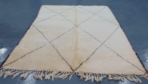 Moroccan berber carpet | Moroccan Rug 9x6 | Beni ourain Rugs | Custom Moroccan Rug | Beni Ourain  carpet| Berber Rug  | Moroccan Rug