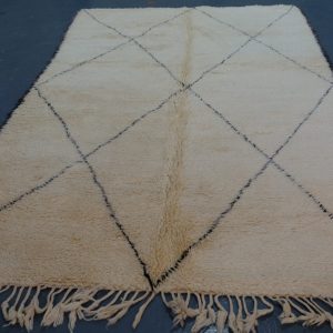 Moroccan berber carpet | Moroccan Rug 9x6 | Beni ourain Rugs | Custom Moroccan Rug | Beni Ourain  carpet| Berber Rug  | Moroccan Rug