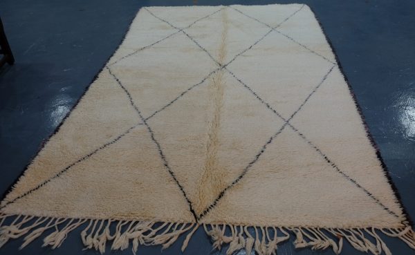 Moroccan berber carpet | Moroccan Rug 9x6 | Beni ourain Rugs | Custom Moroccan Rug | Beni Ourain  carpet| Berber Rug  | Moroccan Rug