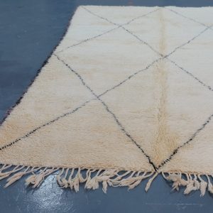 Moroccan berber carpet | Moroccan Rug 9x6 | Beni ourain Rugs | Custom Moroccan Rug | Beni Ourain  carpet| Berber Rug  | Moroccan Rug