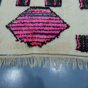 Large Moroccan area rug 11.90 ft x 4.65 ft , Art Deco Rug, Wool Moroccan rug, Handmade Berber Rug, Geometric Berber Rug from Morocco