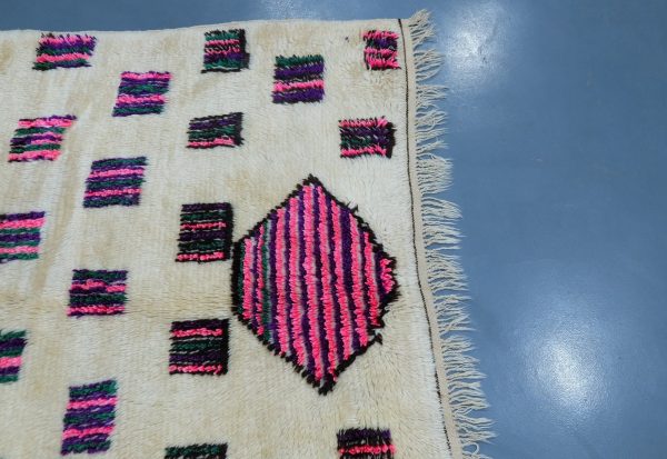 Large Moroccan area rug 11.90 ft x 4.65 ft , Art Deco Rug, Wool Moroccan rug, Handmade Berber Rug, Geometric Berber Rug from Morocco