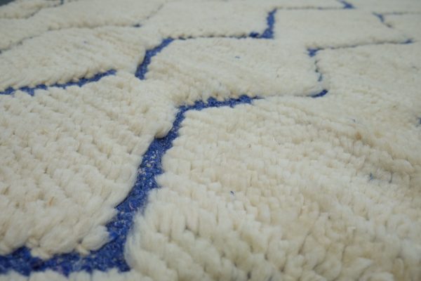 Blue Azilal rug, 8.52 ft x 5.34 ft