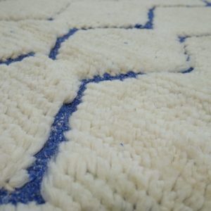 Blue Azilal rug, 8.52 ft x 5.34 ft