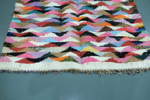 30% off  Handmade Kilim Boucherouite rug, 6.45 ft x 3 ft