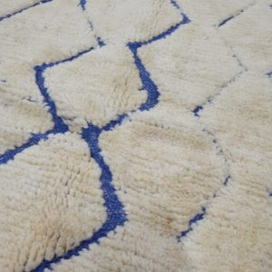 Blue Azilal rug, 8.52 ft x 5.34 ft