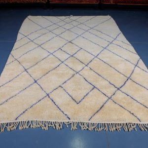 Handwoven Beni Ourain rug, Beni Ourain rug 10.06 ft x 6.65 ft , Art Deco from Morocco, Wool rug, Handmade Berber Rug