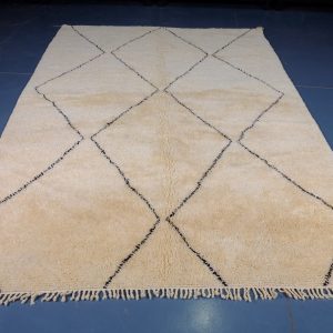 Moroccan Azilal rug, 9.84 ft x 6.72 ft , Handmade Azilal rug Art Deco, Wool rug from Morocco, Handmade Berber Rug, Abstract area rug