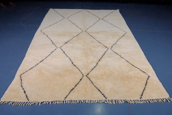 Moroccan Azilal rug, 9.84 ft x 6.72 ft , Handmade Azilal rug Art Deco, Wool rug from Morocco, Handmade Berber Rug, Abstract area rug