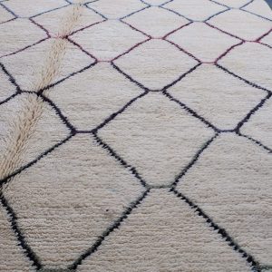 Beni ourain rug 10.00 ft x 6.39 ft