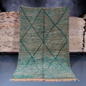 Beni ourain rug 8.26 ft x 4.98 ft  , Beniourain green Rug, Wool Moroccan rug, Handmade Berber Rug, Abstract Berber Rug from Morocco