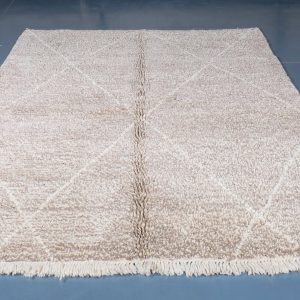 Beni ourain rug 7.34 ft x 5.83 ft