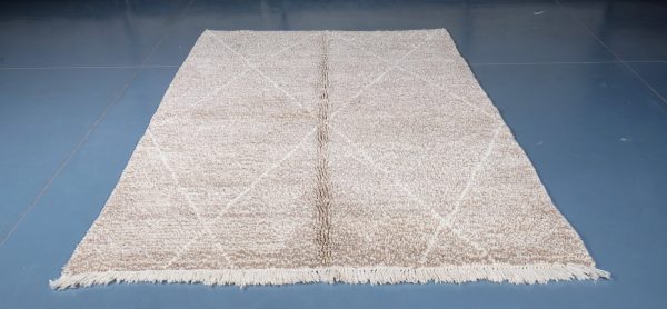 Beni ourain rug 7.34 ft x 5.83 ft