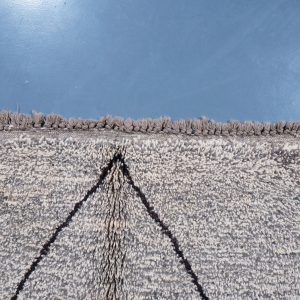 Beni ourain rug 8.07 ft x 4.79 ft