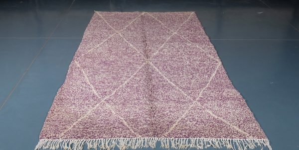 Beni Ourain Pink rug 7.97 ft x 4.72 ft