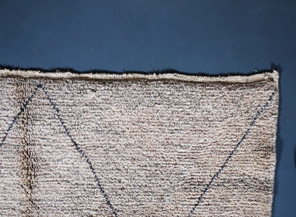 Beni ourain rug 7.54 ft x 5.08 ft  , Beniourain white Rug, Wool Moroccan rug, Handmade Berber Rug, Abstract Berber Rug from Morocco