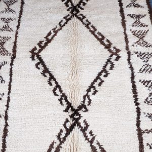 Moroccan Beni ourain Runner Rug 9.84 ft x 4.26 ft