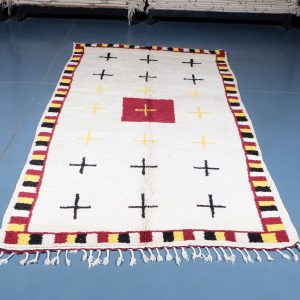 Custom Moroccan rug , Moroccan Azilal Rug 8.30 ft x 4.42 ft, Azilal Rug, Azilal Moroccan Area Rug, Berber handmade carpet, Wool Rug