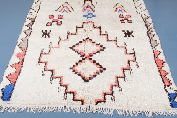 Moroccan Azilal Rug 7.87 ft x 3.93 ft, Authentic Azilal Rug, Azilal Moroccan Area Rug, Berber handmade carpet, Moroccan Rug, Wool Rug
