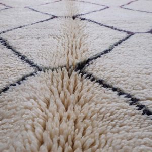 Beni ourain rug 10.00 ft x 6.39 ft