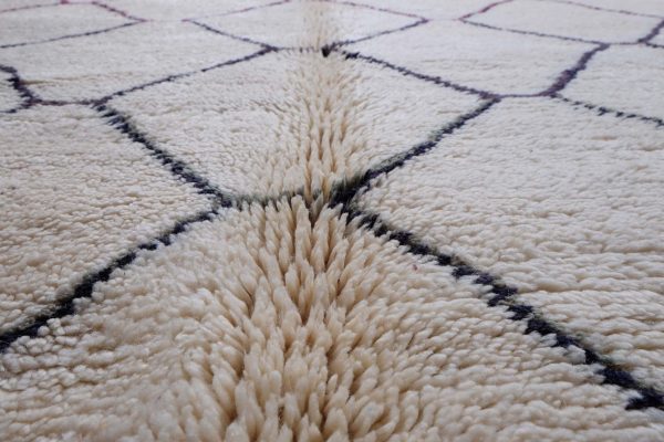 Beni ourain rug 10.00 ft x 6.39 ft