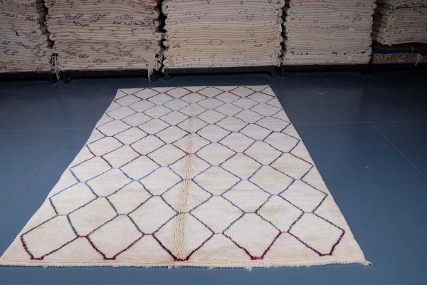 Beni ourain rug 10.00 ft x 6.39 ft