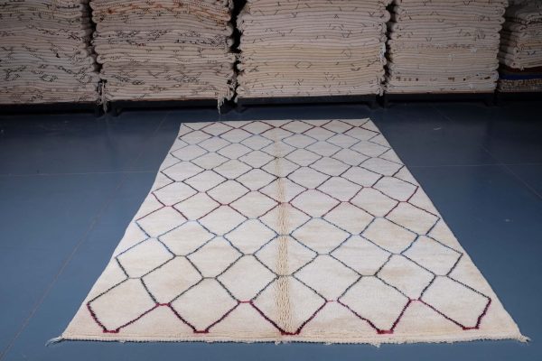 Beni ourain rug 10.00 ft x 6.39 ft