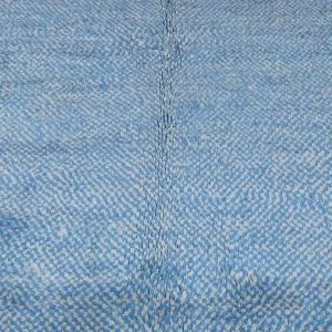 Blue Moroccan Azilal Rug 8.20 ft x 4.59 ft