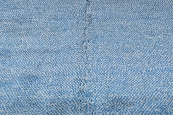 Blue Moroccan Azilal Rug 8.20 ft x 4.59 ft