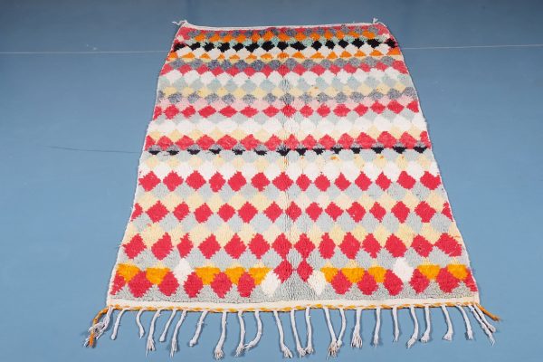 Moroccan Azilal Rug 5.74 ft x 3.41 ft, Authentic Rug, Colorful rug, Azilal Moroccan Area Rug, Berber handmade carpet, Moroccan Rug, Wool Rug