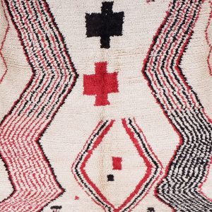 Moroccan Azilal Rug 8.39 ft x 4.46 ft, Authentic Azilal Rug, Azilal Moroccan Area Rug, Berber handmade carpet, Moroccan Rug, Wool Rug