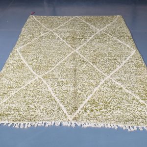 Beni ourain rug 7.34 ft x 5.01 ft
