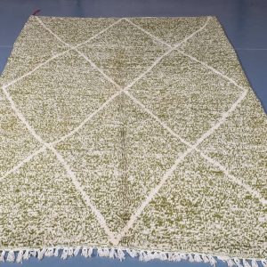 Beni ourain rug 7.34 ft x 5.01 ft