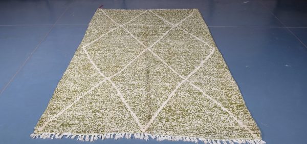 Beni ourain rug 7.34 ft x 5.01 ft