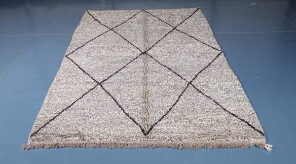 Beni ourain rug 8.07 ft x 4.79 ft