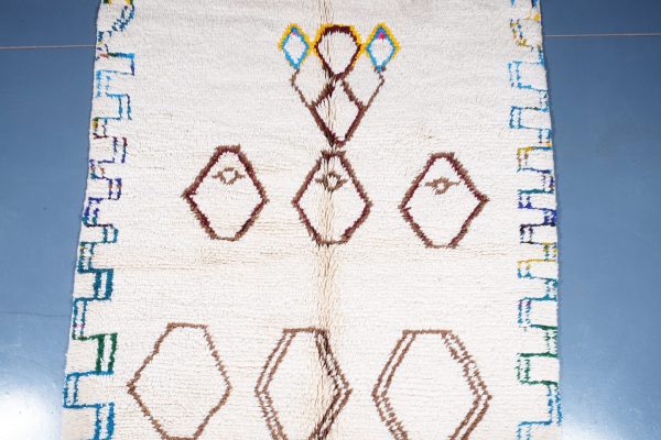 Moroccan Azilal Rug 5.74 ft x 4.49 ft, Authentic Azilal Rug, Azilal Moroccan Area Rug, Berber handmade carpet, Moroccan Rug, Wool Rug