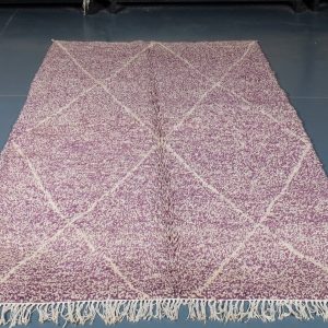 Beni Ourain Pink rug 7.97 ft x 4.72 ft