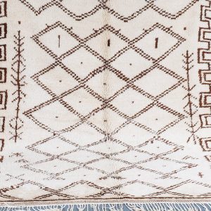 Moroccan Azilal Rug 6.52 ft x 5.31 ft, Authentic Azilal Rug, Azilal Moroccan Area Rug, Berber handmade carpet, Moroccan Rug, Wool Rug