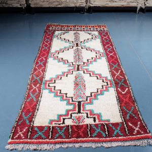 Moroccan Azilal Rug 9.41 ft x 4.13 ft, Authentic Azilal Rug, Azilal Moroccan Area Rug, Berber handmade carpet, Moroccan Rug, Wool Rug