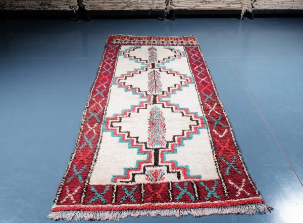 Moroccan Azilal Rug 9.41 ft x 4.13 ft, Authentic Azilal Rug, Azilal Moroccan Area Rug, Berber handmade carpet, Moroccan Rug, Wool Rug