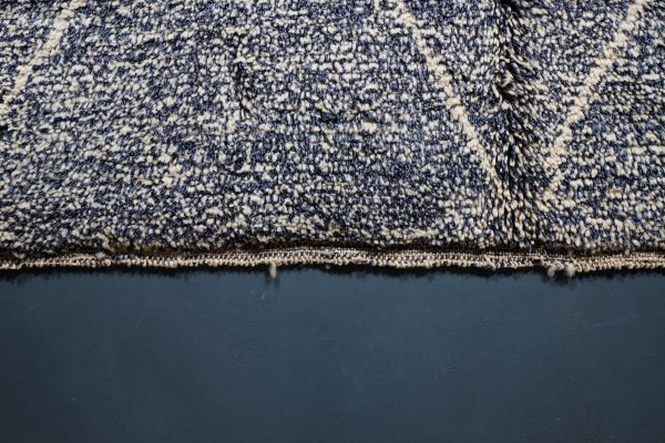 Beni ourain rug 7.54 ft x 5.24 ft  , gray Rug, Wool Moroccan rug, Handmade Berber Rug, Abstract Berber Rug from Morocco