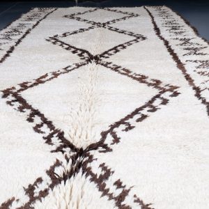 Moroccan Beni ourain Runner Rug 9.84 ft x 4.26 ft