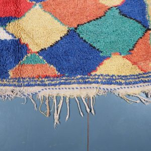 Moroccan Azilal Rug 7.87 ft x 4.85 ft, Authentic colorful Rug, Azilal Moroccan Area Rug, Berber handmade carpet, Moroccan Rug, Wool Rug,