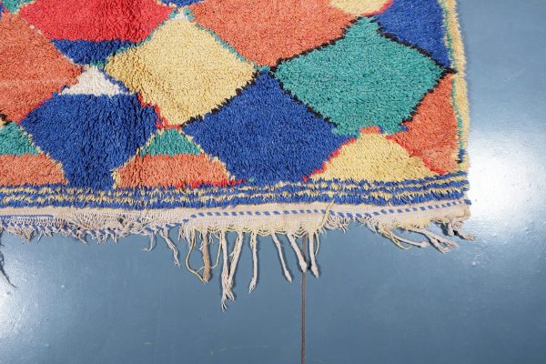 Moroccan Azilal Rug 7.87 ft x 4.85 ft, Authentic colorful Rug, Azilal Moroccan Area Rug, Berber handmade carpet, Moroccan Rug, Wool Rug,