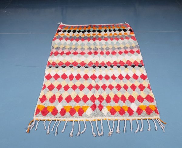 Moroccan Azilal Rug 5.74 ft x 3.41 ft, Authentic Rug, Colorful rug, Azilal Moroccan Area Rug, Berber handmade carpet, Moroccan Rug, Wool Rug