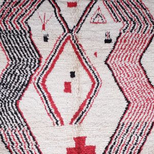 Moroccan Azilal Rug 8.39 ft x 4.46 ft, Authentic Azilal Rug, Azilal Moroccan Area Rug, Berber handmade carpet, Moroccan Rug, Wool Rug